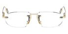 Movitra® Sine 02 MVT SINE 02 BRUSHED LIGHT GOLD METAL POLISHED LIGHT GOLD METAL 54 Eyeglasses - Brushed Light Gold Metal & Polished Light Gold Metal