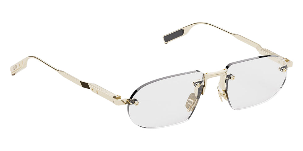 Movitra® Sine 02 MVT SINE 02 BRUSHED LIGHT GOLD METAL POLISHED LIGHT GOLD METAL 54 Eyeglasses - Brushed Light Gold Metal & Polished Light Gold Metal