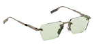 Movitra® Sine 03 Sun MVT SINE 03 SUN BRUSHED ANTIQUE GUN METAL POLISHED ANTIQUE GUN METAL 53 Sunglasses - Brushed Antique Gun Metal & Polished Antique Gun Metal