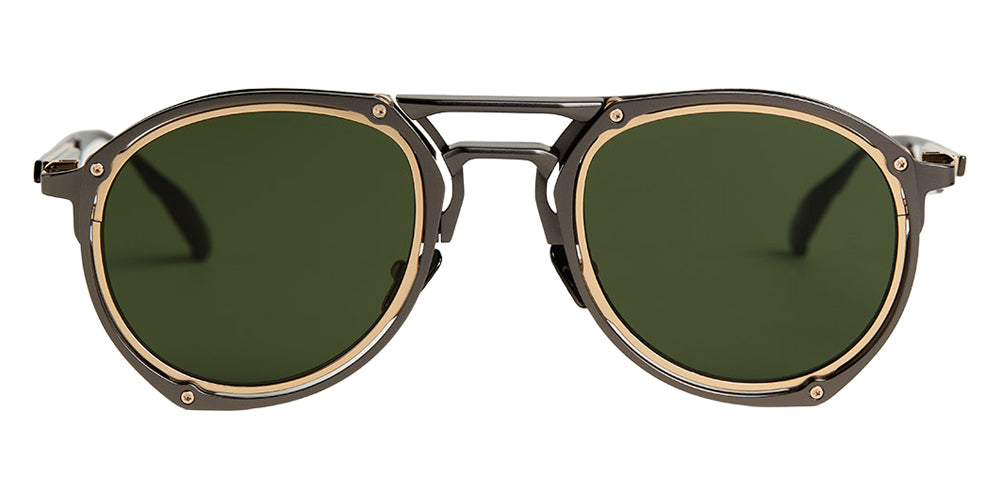 Movitra® Phaenomenon 02 MVT TRINITAS 04 BRUSHED GUN POLISHED LIGHT GOLD METAL 50 Sunglasses - Brushed Gun & Polished Light Gold Metal