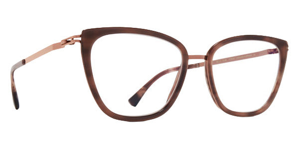 Mykita® AILI MYK AILI 10016973 - A45 Purple Bronze/Bora Bora/Clear Eyeglasses