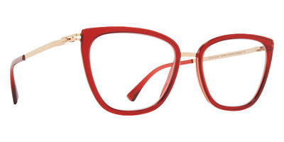 Mykita® AILI MYK AILI 10016976 - A46 Champagne Gold/Ruby/Clear Eyeglasses
