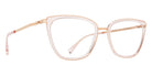 Mykita® AILI MYK AILI 10017211 - A27 Champagne Gold/Rose Water/Clear Eyeglasses