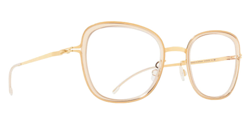Mykita® ALIN MYK ALIN 10089063 - A98-Glossy Gold/Desert Haze Eyeglasses