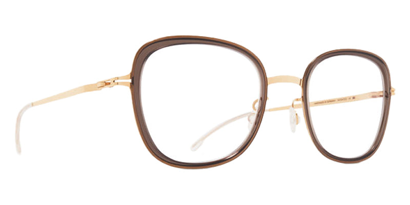 Mykita® ALIN MYK ALIN 10089064 - A83-Champagne Gold/Clear Ash Eyeglasses