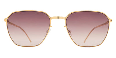 Mykita® ANDERS MYK ANDERS 10088896 - Glossy Gold/Cedar Brown Gradient Sunglasses