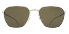 Mykita® ANDERS MYK ANDERS 10088898 - Shiny Silver/Rawgreen Solid Sunglasses