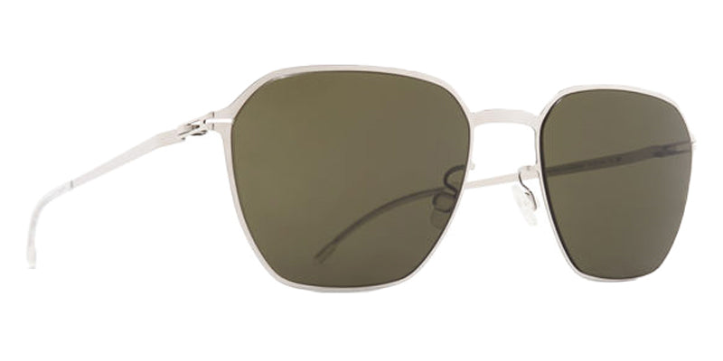 Mykita® ANDERS MYK ANDERS 10088898 - Shiny Silver/Rawgreen Solid Sunglasses