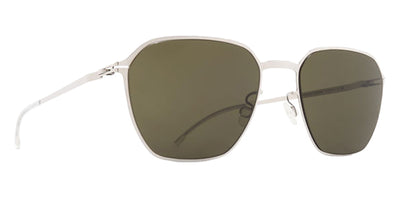 Mykita® ANDERS MYK ANDERS 10088898 - Shiny Silver/Rawgreen Solid Sunglasses