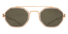 Mykita® ARTURO MYK ARTURO 10087894 - A83-Champagne Gold/Clear Ash/Rawgreen Solid Sunglasses