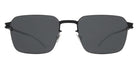 Mykita® ARVIN Sunglasses MYK ARVIN Black/Silver/Darkgrey Solid CAT3 55 - Black/Silver/Darkgrey Solid (CAT3)