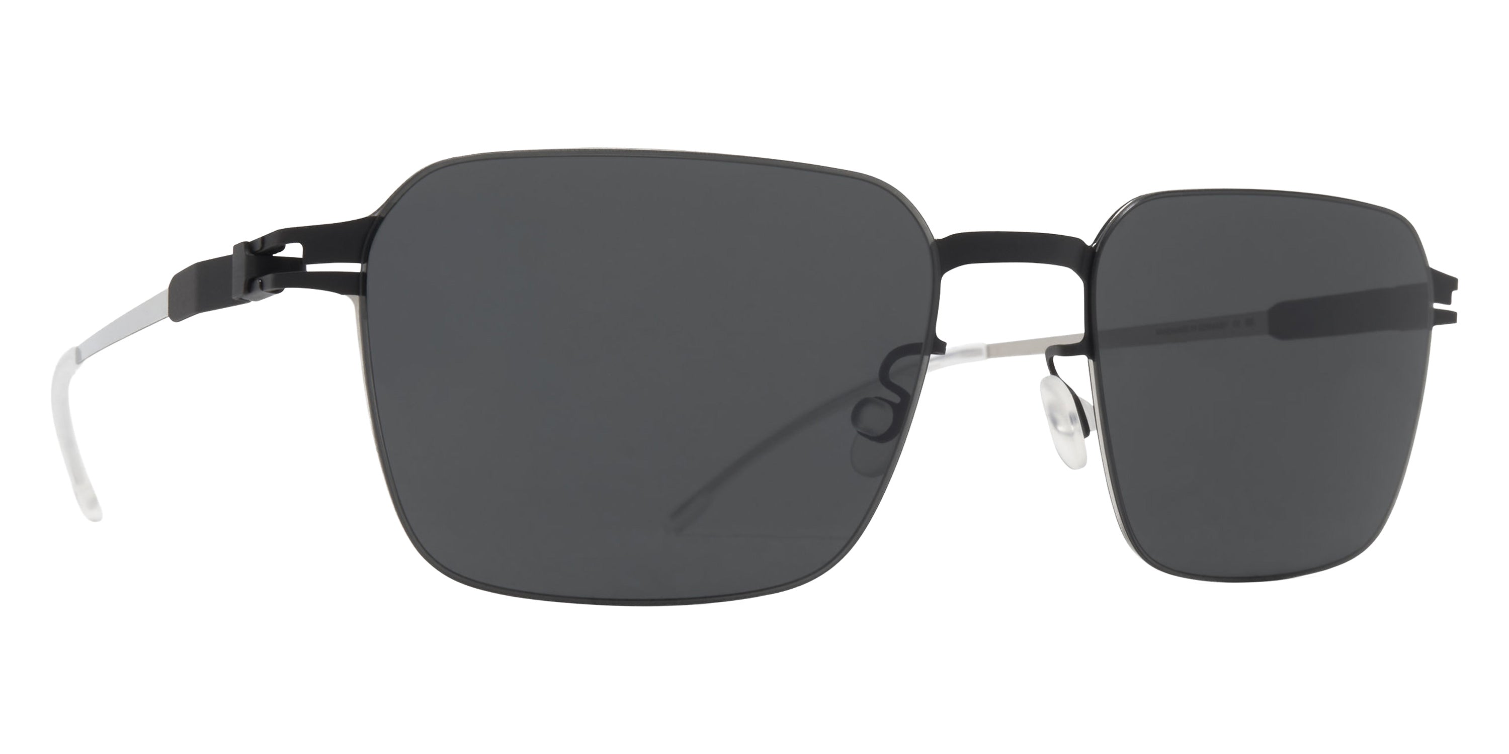 Mykita® ARVIN Sunglasses MYK ARVIN Black/Silver/Darkgrey Solid CAT3 55 - Black/Silver/Darkgrey Solid (CAT3)