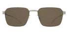 Mykita® ARVIN Sunglasses MYK ARVIN Cashmere Silver/Shiny Silver/Rawbrown Solid CAT3 55 - Cashmere Silver/Shiny Silver/Rawbrown Solid (CAT3)