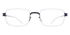 Mykita® ASGER MYK ASGER 10089891 - Silver/Indigo/Clear Eyeglasses