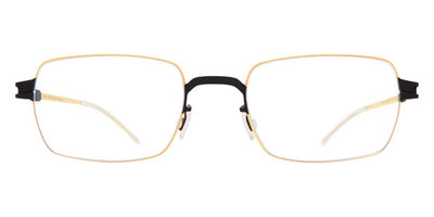 Mykita® ASGER MYK ASGER 10089892 - Black/Glossy Gold/Clear Eyeglasses