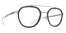 Mykita® ASPEN MYK ASPEN 10091570 - MH69-Indigo/Matte Silver/Clear Eyeglasses