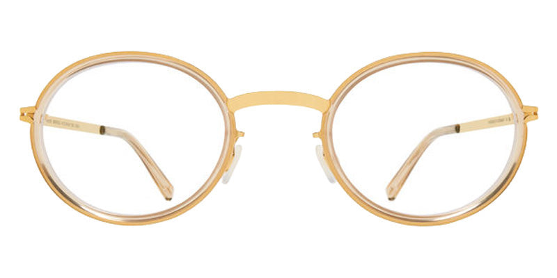 Mykita® BERTHOLD MYK BERTHOLD 10089686 - A98-Glossygold/Desert Haze/Clear Eyeglasses