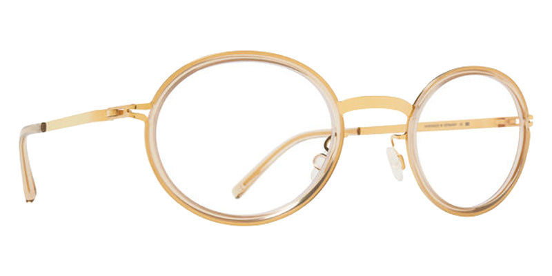 Mykita® BERTHOLD MYK BERTHOLD 10089686 - A98-Glossygold/Desert Haze/Clear Eyeglasses