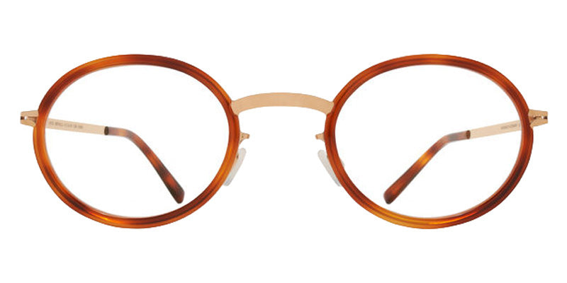 Mykita® BERTHOLD MYK BERTHOLD 10089687 - A99-Champagnegold/Soft Havana/Clear Eyeglasses