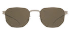 Mykita® BIJAN Sunglasses MYK BIJAN Cashmere Silver/Shiny Silver/Rawbrown Solid CAT3 50 - Cashmere Silver/Shiny Silver/Rawbrown Solid (CAT3)