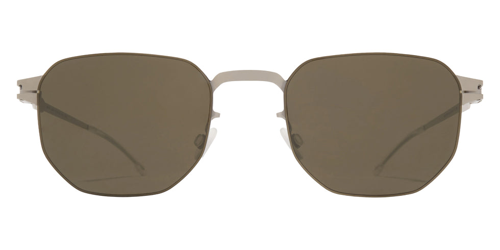 Mykita® BIJAN Sunglasses MYK BIJAN Cashmere Silver/Shiny Silver/Rawbrown Solid CAT3 50 - Cashmere Silver/Shiny Silver/Rawbrown Solid (CAT3)