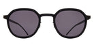 Mykita® BIRCH SUN MYK BIRCH SUN 10089242 - MH6-Pitch Black/Black/Coolgrey Solid Sunglasses