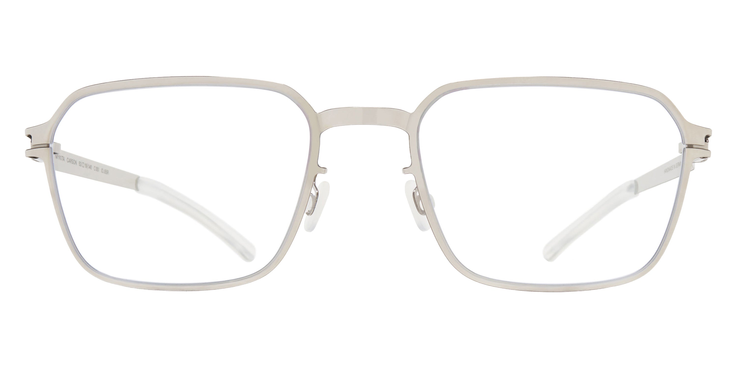 Mykita® CARSON Eyeglasses MYK CARSON Shiny Silver 53 - Shiny Silver