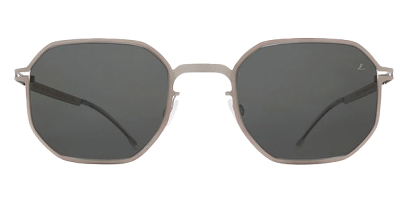 Mykita® CO ML15 MYK CO ML15 10088164 - Matte Silver/Leica Red Edges/Grey Polarized Sunglasses