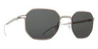 Mykita® CO ML15 MYK CO ML15 10088164 - Matte Silver/Leica Red Edges/Grey Polarized Sunglasses