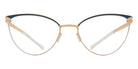 Mykita® CYNTHIA MYK CYNTHIA 10017070 - Matte Champagne Gold/Lagoon Gr/Clear Eyeglasses