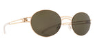 Mykita® DADA MYK DADA 10088815 - Champagne Gold/Rawgreen Solid Sunglasses