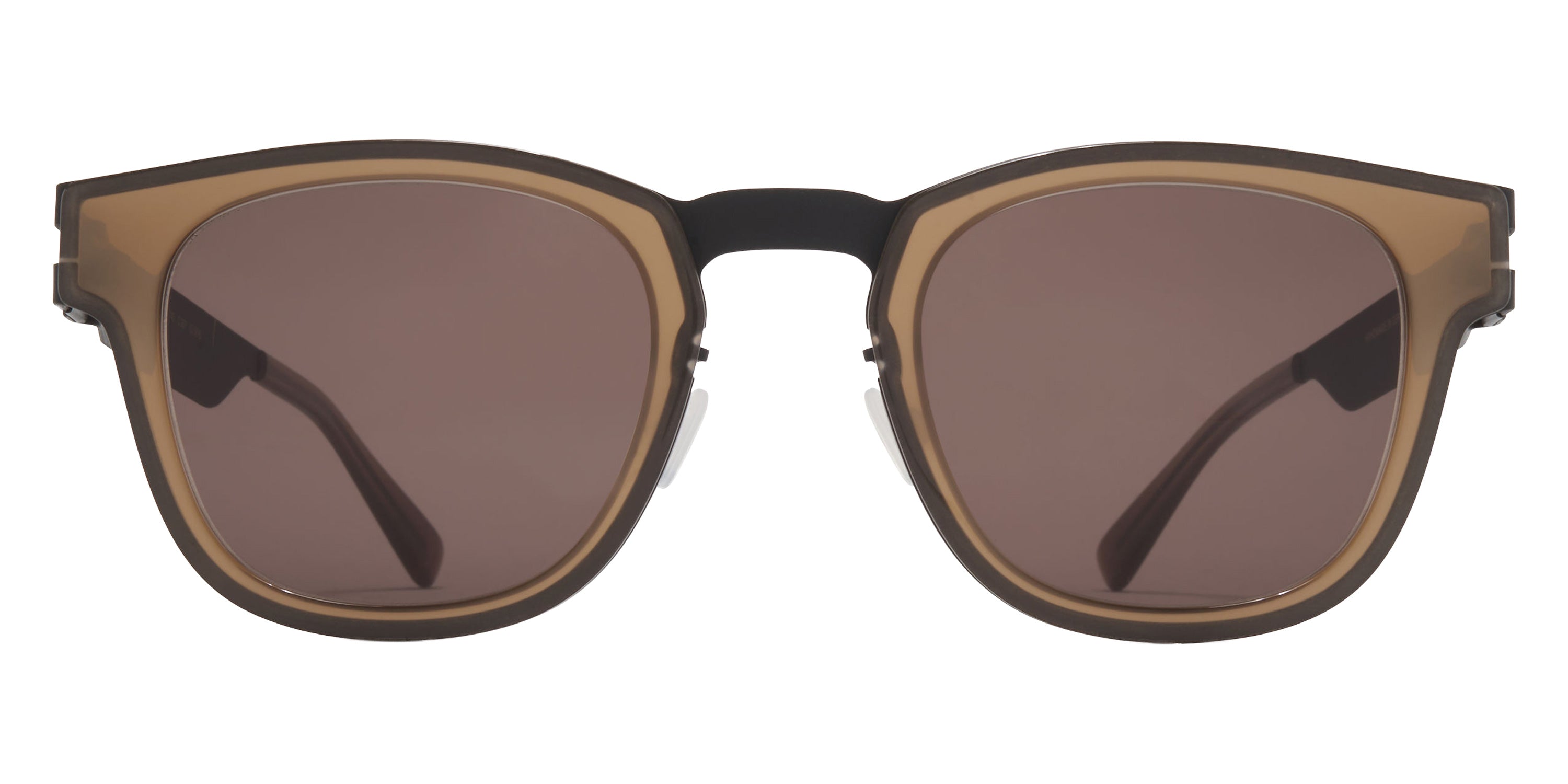 Mykita® DELANCEY Sunglasses MYK DELANCEY A100 Storm Grey/Taupe/Brown Solid CAT3 49 - A100 Storm Grey/Taupe/Brown Solid (CAT3)