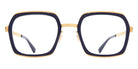 Mykita® DELFINA MYK DELFINA 10087161 - A76 Glossy Gold/Milky Indigo Eyeglasses