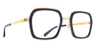 Mykita® DELFINA MYK DELFINA 10087161 - A76 Glossy Gold/Milky Indigo Eyeglasses