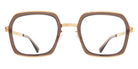 Mykita® DELFINA MYK DELFINA 10087163 - A83 Champagne Gold/Clear Ash Eyeglasses