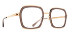 Mykita® DELFINA MYK DELFINA 10087163 - A83 Champagne Gold/Clear Ash Eyeglasses