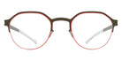 Mykita® DORIAN Eyeglasses MYK DORIAN Camou Green/Tangerine 45 - Camou Green/Tangerine