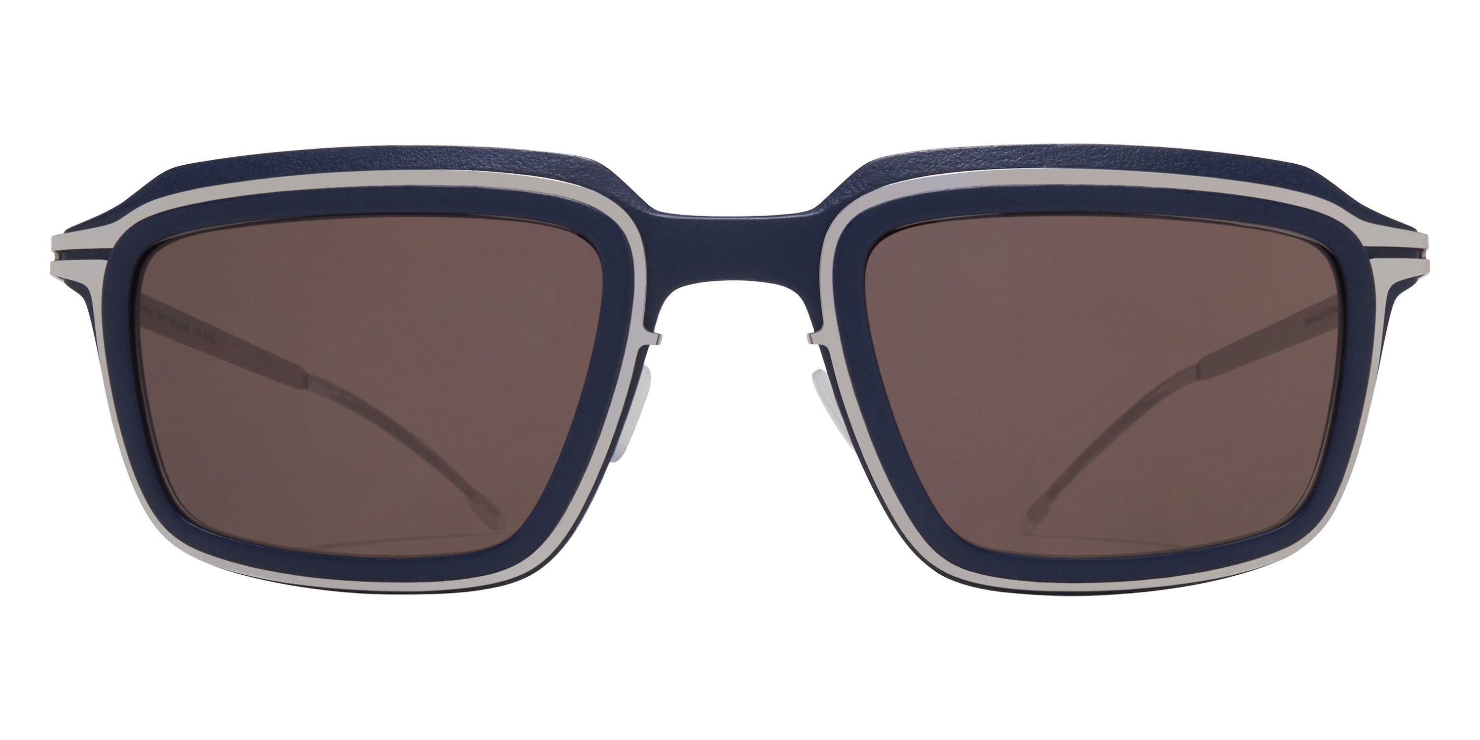 Mykita® DRIFT Sunglasses MYK DRIFT MH75 Indigo/Shiny Silver/Brown Solid CAT3 53 - MH75 Indigo/Shiny Silver/Brown Solid (CAT3)