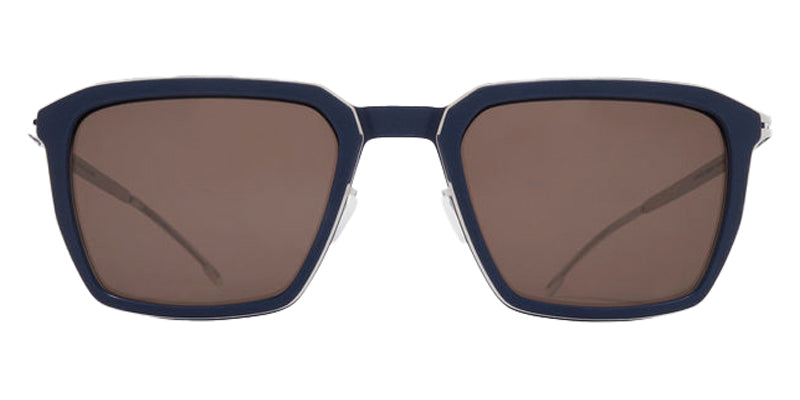 Mykita® EMBERS MYK EMBERS 10089247 - MH75-Indigo/Shinysilver/Brown Solid Sunglasses