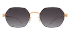 Mykita® HAMISH Sunglasses - Silver/Champagne Gold / Dusk Gradient