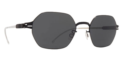 Mykita® HAMISH Sunglasses - Black/Silver / Darkgrey Solid