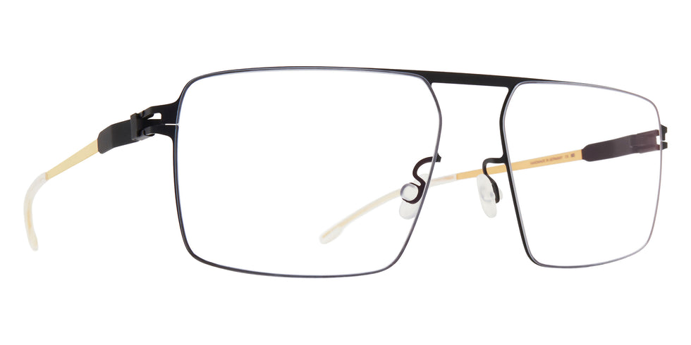 Mykita® HEATH Eyeglasses MYK HEATH Black/Glossy Gold 57 - Black/Glossy Gold