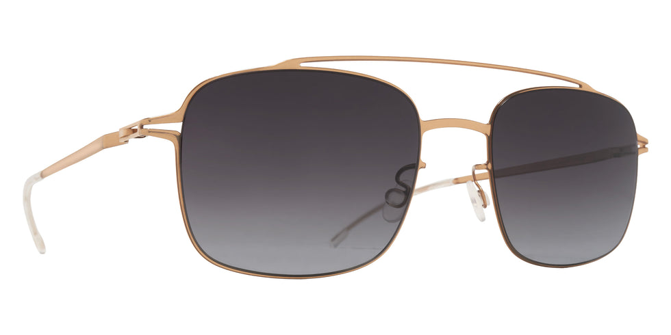 Mykita® JANO Sunglasses MYK JANO Pow1 Champagne Gold/Dusk Gradient CAT3 55 - Pow1 Champagne Gold/Dusk Gradient (CAT3)
