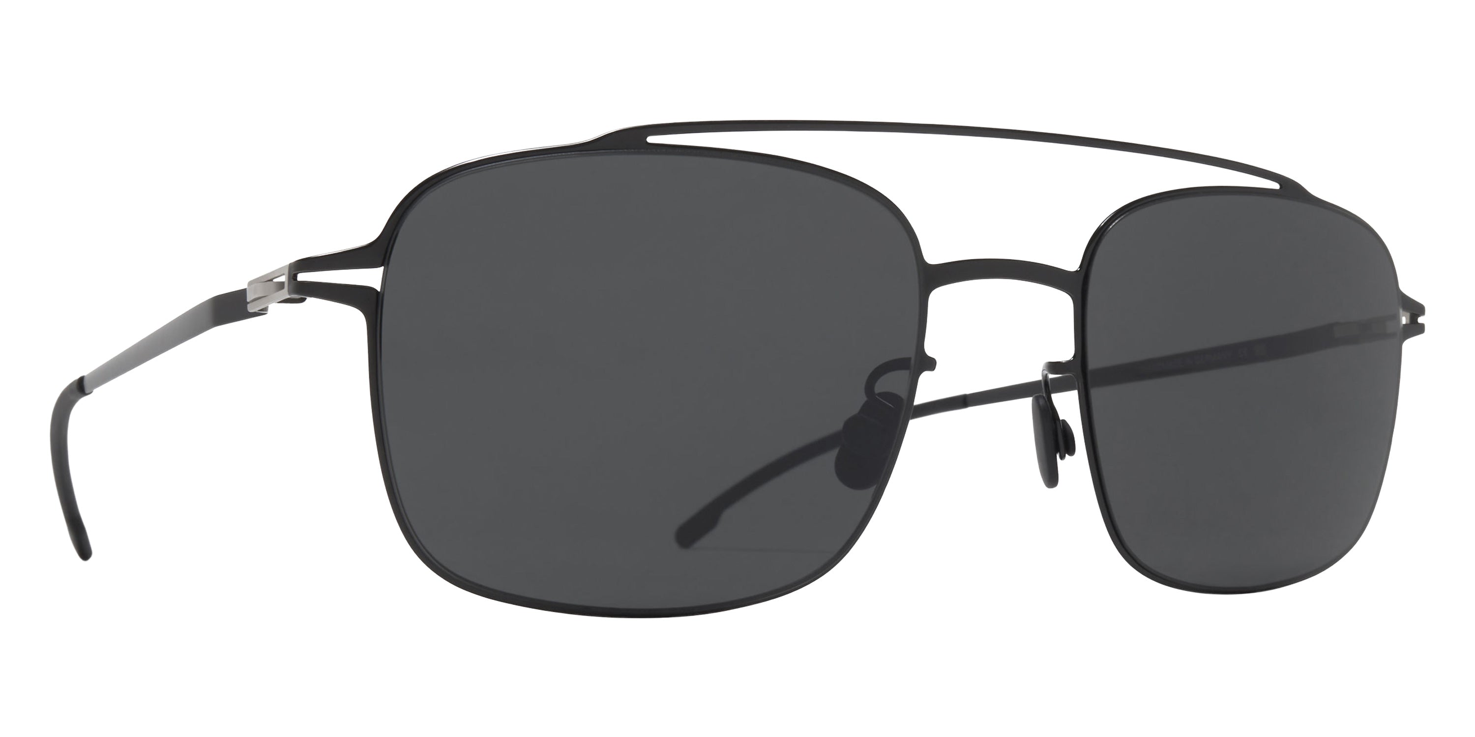 Mykita® JANO Sunglasses MYK JANO Pow13 Black/Darkgrey Solid CAT3 55 - Pow13 Black/Darkgrey Solid (CAT3)