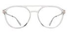 Mykita® JASMI MYK JASMI 10091586 - C43-Stone Water/Shiny Silver/Clear Eyeglasses