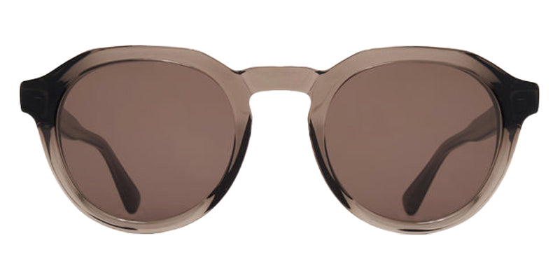 Mykita® KIMBER SUN MYK KIMBER SUN 10089314 - C159-Clear Ash/Shiny Silver/Brown Solid Sunglasses
