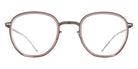 Mykita® KIVA MYK KIVA 10089061 - A209-Shiny Graphite/Maroon Eyeglasses