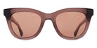 Mykita® LAIMI MYK LAIMI 10089319 - C204-Maroon/Shiny Silver/Cedar Brown Sunglasses