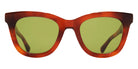 Mykita® LAIMI MYK LAIMI 10089321 - C214-Soft Havana/Shiny Silver/Euphosgreen Solid Sunglasses