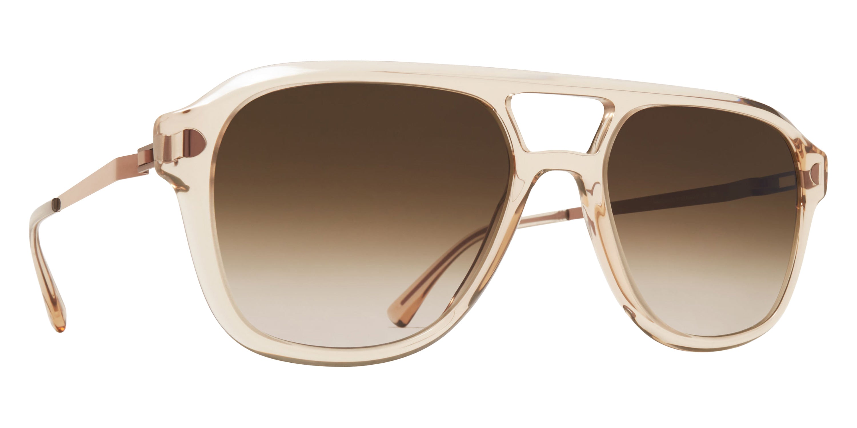Mykita® LAVAND Sunglasses MYK LAVAND C217 Desert Haze/Shiny Copper/Rawbrown Gradient CAT2 55 - C217 Desert Haze/Shiny Copper/Rawbrown Gradient (CAT2)